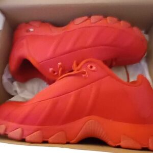 Vibrant Red Kids Shoes